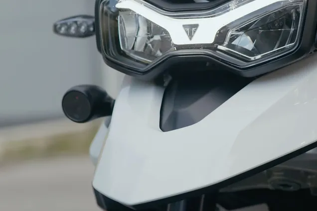 Seemore Aware on motorcycle